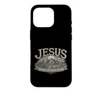 Vintage Mountain Rope Lettering Enduring Values Case for iPhone 16 Pro