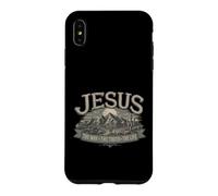 Vintage Mountain Rope Lettering Enduring Values Case for iPhone XS Max