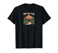 Vintage Mountain Trail Adventure - Find Your Path T-Shirt