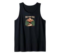 Vintage Mountain Trail Adventure - Find Your Path Tank Top