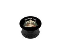 Vintage Mountain Trail Explore Outdoors Retro Adventure PopSockets Adhesive PopGrip