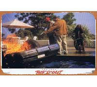 Vintage Movie Poster Tin Sign THE LAST BOY SCOUT Original Lobby Card 8 Bruce Willis Damon Wayans Retro of Classic Old Film Poster Metal Sign TV Bar Wall Club Restaurant Man Cave Wall Decoration 8x12