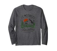 Vintage Mt. McKinley Alaska - Retro 70s Mountain Long Sleeve T-Shirt