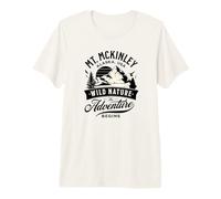 Vintage Mt. McKinley Alaska - Retro 70s Mountain Premium T-Shirt