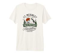 Vintage Mt. McKinley Alaska - Retro 70s Mountain Premium T-Shirt