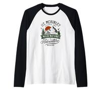 Vintage Mt. McKinley Alaska - Retro 70s Mountain Raglan Baseball Tee