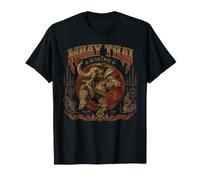 Vintage Muay Thai Knee Strike Thai Boxing Fighter Elephant T-Shirt