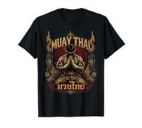 Vintage Muay Thai Knee Strike Thai Boxing Fighter T-Shirt