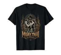 Vintage Muay Thai Punch Kick Thai Boxing Fighter T-Shirt