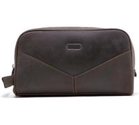 Vintage Multifunctional Toiletries Bag Storage Bag Leisure Leather Handbag Purse