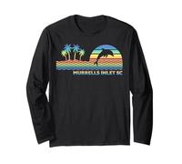 Vintage Murrells Inlet SC Retro Dolphin Lover Souvenir Long Sleeve T-Shirt