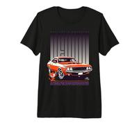 Vintage Muscle Car Birthday Retro Automotive Nostalgia Premium T-Shirt