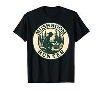 Vintage Mushroom Hunter Foraging Woodsman Mycology T-Shirt