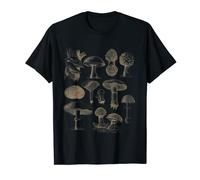 Vintage Mushrooms, edible mushrooms foraging gift shirt T-Shirt