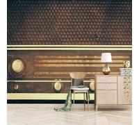Vintage Music Player Creative Art 3D Wallpaper Premium Textured Silk Study Dining Living Room Bedroom Sofa TV Wall Easy Install-200cm×140cm
