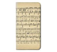 Vintage Music Sheet PU Leather Flip Case Cover For Motorola Moto E6 Plus, Moto E6s