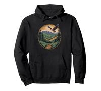 Vintage National Park Hiker Badge Virginia Retro Pullover Hoodie