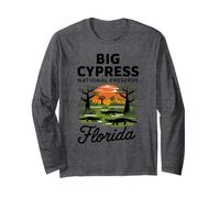 Vintage Nature Big Cypress National Park Florida Long Sleeve T-Shirt