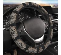 Vintage Nature Pentacle of The Wiccan Art Car Steering Wheel Cover Universal 15 Inch Neoprene Interior Decor Protection Accessories