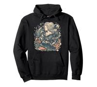 Vintage Nautical Mermaids Sirens For Oceanic Elegant Women Pullover Hoodie