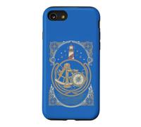 Vintage Nautical Navigation Lighthouse Compass Sextant Case for iPhone SE (2020) / 7/8