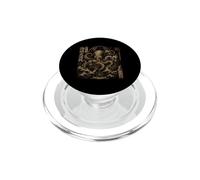 Vintage Nautical Octopus Battle with Ships Scene PopSockets PopGrip for MagSafe