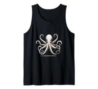 Vintage Nautical Octopus - Elegant Retro Marine Design Tank Top
