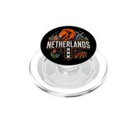 Vintage Netherlands Travel Souvenir Landmark Gift PopSockets PopGrip for MagSafe