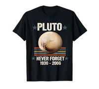 Vintage Never Forget Pluto Funny Retro Astronomy Space T-Shirt