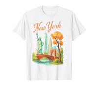 Vintage New York City The Big Apple Souvenir T-Shirt