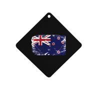 Vintage New Zea-lands Flag Funny Car Air Freshener Automotive Aromatherapy Tablets for Rearview Mirror Wardrobe Shoe Cabinet
