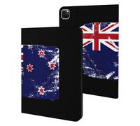 Vintage New Zea-lands Flag Printed Tablet Cases Compatible with iPad Series Slim Trifold Stand Protective Cover