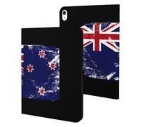 Vintage New Zea-lands Flag Printed Tablet Cases Compatible with iPad Series Slim Trifold Stand Protective Cover
