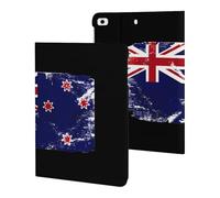 Vintage New Zea-lands Flag Printed Tablet Cases Compatible with iPad Series Slim Trifold Stand Protective Cover
