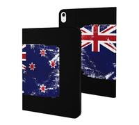 Vintage New Zea-lands Flag Printed Tablet Cases Compatible with iPad Series Slim Trifold Stand Protective Cover