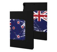 Vintage New Zea-lands Flag Printed Tablet Cases Compatible with iPad Series Slim Trifold Stand Protective Cover