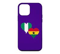 Vintage Nigeria Ghana Flag Proud Nigerian Ghanaian Pride Case for iPhone 12 mini