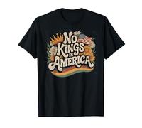 Vintage NO Kings in America Resist Campaign Change Equality T-Shirt