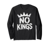Vintage NO Kings Resist Protest Election 2028 Challenge Vibe Long Sleeve T-Shirt