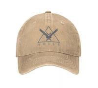 Vintage Noble Team Logo H-Halo Game Baseball Caps Men Women Distressed Cotton Snapback Hat Outdoor Activities Adjustable Hats