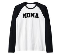 Vintage Nona Italian Distressed Bold Identity Classic Raglan Baseball Tee