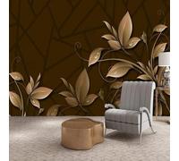 Vintage Nostalgia Relief Grass Vine Plant Flower 3D Wallpaper Easy Install Feature Office Living Room Sofa Bedroom TV Background Wall Decoration-300cm×210cm