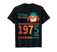 Vintage November 1975 Ltd Edition 51 Years of Being Awesome Value Graphic T-Shirt