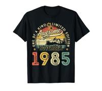 Vintage November 1985 40th Birthday Gift Men Dad40 Year Old T-Shirt