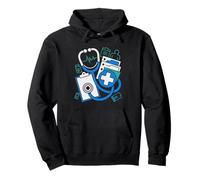 Vintage Nurse Case Manager Retro Badge Nursing Management Rn Pullover Hoodie