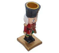 Vintage Nutcracker Resin Candlestick Holder for 22mm Taper Candles