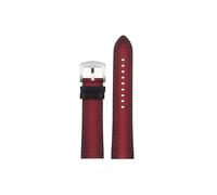 Vintage Nylon 22mm Watch band Fit for Seiko/Mido/TAG Heuer/Tissot/Casio/Breitling(Red-Silver)