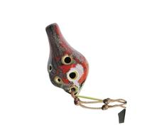 Vintage Ocarina With Hand Painted 6 Holes Beginner Alto C Key Professional Performance Instrument Ocarina Instrument(6)