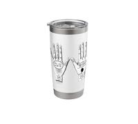 Vintage Occult Art: Chiromancy (Palmistry) Stainless Steel Insulated Tumbler