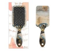 Vintage Ocean Turtle World Map Hair Brush Wet Dry Air Cushion Hair Brush Plastic Detangler Hairbrush for Kids Adults Back To School Gift Women Men